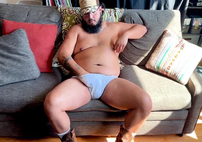 Sweaty Chub Boy Exposes Himself After Work