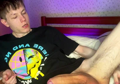 Wrapping Both Hands Around My Huge Cock to Jerk off