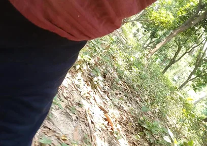 A Asian Boy in Forest Handjob Foking