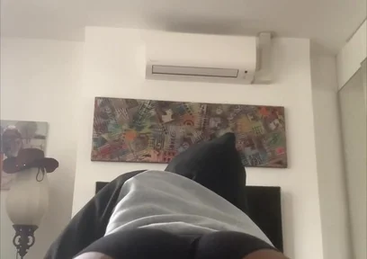 Watch Me Practice Pillow Humping & Twerking From Behind with Cock and Balls Showing Through Underwear