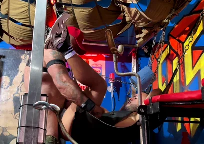 Dom with Thick Huge Cock Fucks Me Bareback in the Sling