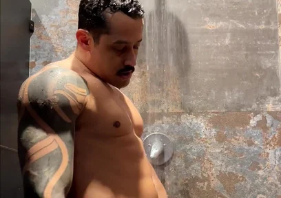 Gym Shower Cumshot
