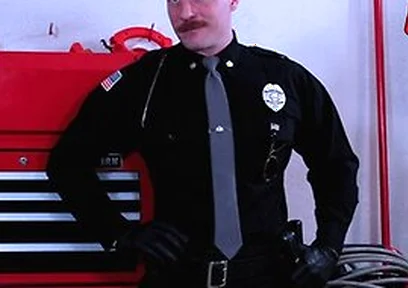 Officer Jack Reed Takes Charge And Owns Your Ass In Full Uniform