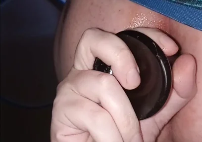 Stuffing My Hole with This BBC Dildo