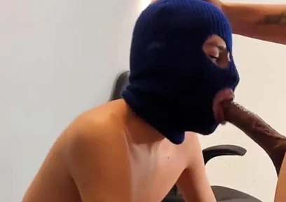 Submissive Colombian Twink Deepthroats Neighbor's Thick Cock