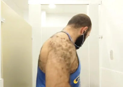 A Satisfying Post Workout Jerk off. Decided to Put My Load Somewhere Special This Time.