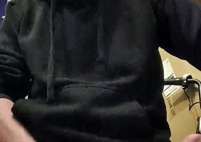 Wanking My Big Hard Dick and Smoking While Edging