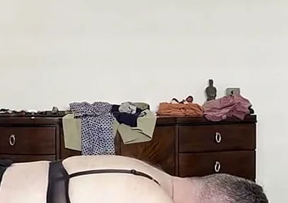 Younger Uses Older in Lingerie