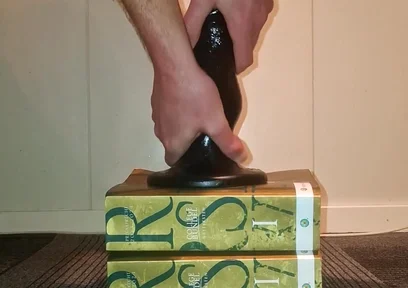 Hot Gay Twink Stretching His Ass and Takes Huge Anal Dildo's