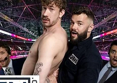 Hayden Harding Catches Streaker Evan Jordie And Gets Fucked Hard Against The Wall