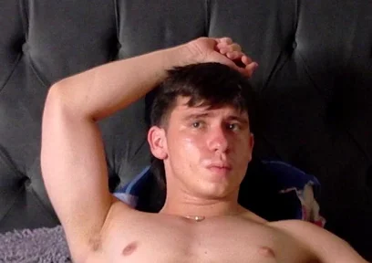 Latin Man Is Naked on His Bed and Shows His Ass