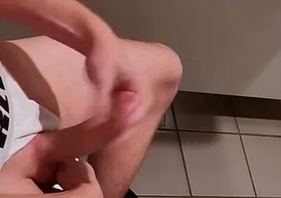 Always Exciting to Do This in a Busy Bathroom