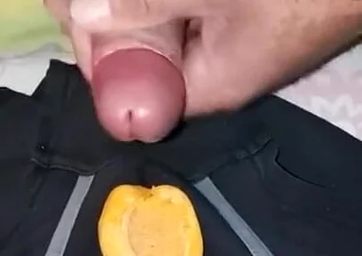 Breakfast with apricot and sperm