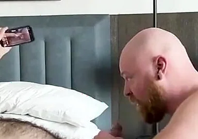 Hairy Stepdaddy Bear Breeds Me Good on the Bed, and Then up Against the Hotel Window