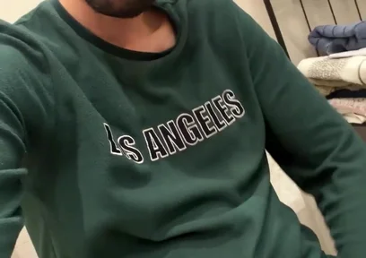 Hot Stepdaddy Jerking off in Bathroom