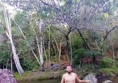 I Went to the Waterfall and Showed off Before Someone Came and Caught Me.