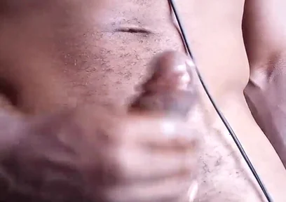 Stroking BBC Cum Ends up on the Floor