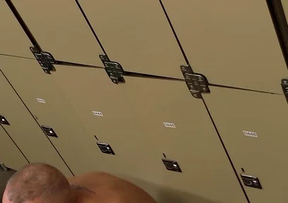 Stepdaddy Caught Fucking a Jock in the Locker Room