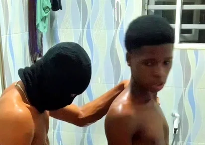 Young Boy Got Fucked in..bathroom, Livingroom and Kitchen