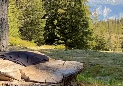 Public Ass Play with Self Facial in Public