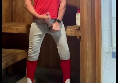 Alpha Fun in the Sauna with Jockdad87 Part 7