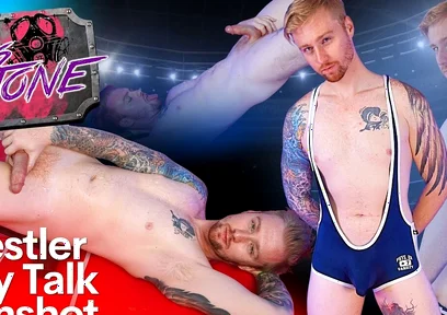 Wrestler Dirty Talk Cumshot