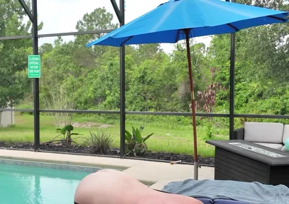 Taking Care of Allen by the Pool