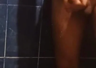 Stroking in the Shower - Tall Tatted Peruvian