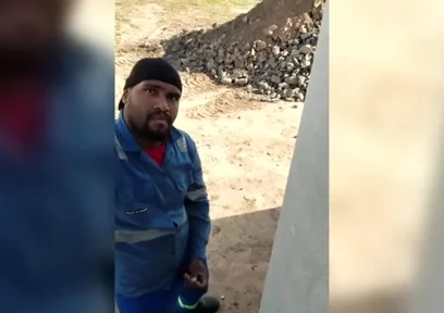 Before Heading Home, the Worker Gets a Quickie at the Construction Site.