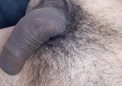 Soft Black Cock Close up