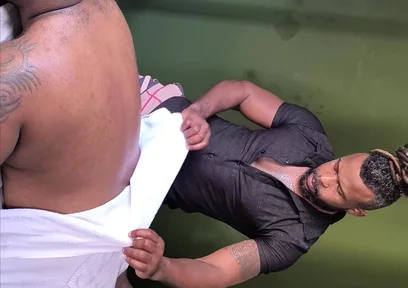 Relaxing Massage with Ice