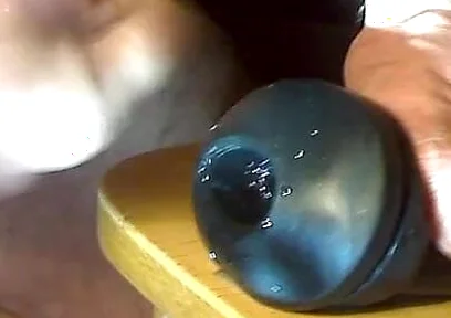The Cock Wants to Feel the Tight Rubber Sleeve, and Cum From It!