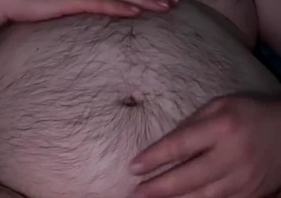 Worship Hairy Big Belly and Sniffing Yellow Piss-stained Undies