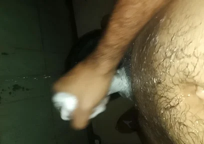 Man in the Shower Licks His Shoulder and Suddenly Feels Like Masturbating