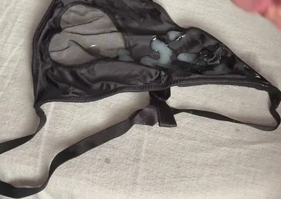 Cum on Wife’s Panties 10