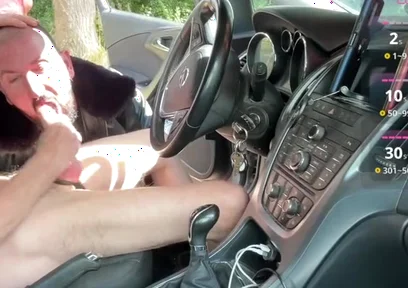 Three hungry share my big thick cock at a crusing spot