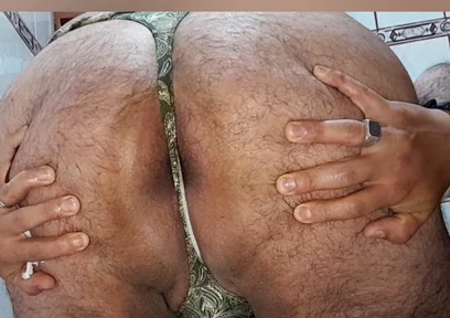 Nice Cum and Anal Penetration Using Green Thin Thong