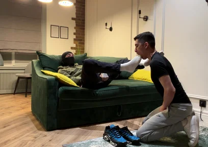 Hot Gay Sex with Sneakers and Dirty Socks