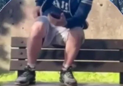 Amateur Boy Lost a Bet and Had to Expose and Touch His Cock in a Park
