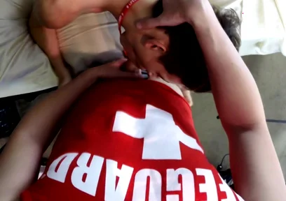 Bareback Lifeguard Twinks