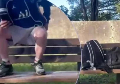 Amateur Boy Lost a Bet and Had to Expose and Touch His Cock in a Park