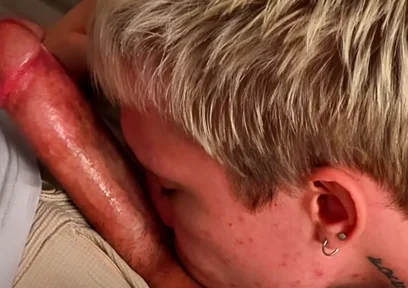 Big Cock Guy with Athletic Body Fucks Deep in Twink's Throat and Fills His Tight Ass with Cum