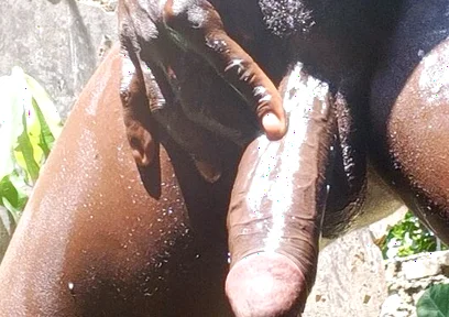 Teenfidelity Sexy Black Man Masturbating with High Intensity to Cum