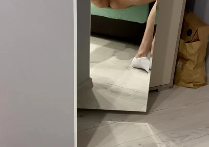 Jerk off in Front of the Mirror