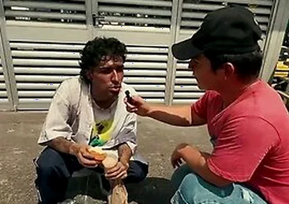A Beggar From Bucaramanga Is Picked Up Off The Street By A Gay Man, Who Takes Him To A Motel Under The Pretext Of Helping Him, In Reality He Fucks Him