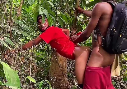 Two Class Mate Fucking in a Bush