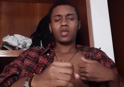 Horny BBC Guy Stroking Until Explosive Load in His Room - Face Visible