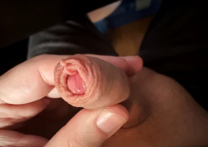Play with My Little Cock and the Long Foreskin (slow Motion)