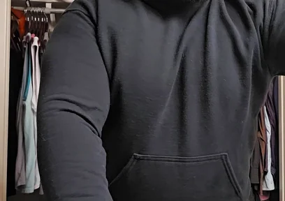 Thick Bearded Stepdaddy Blows Load Through Pajama Pants