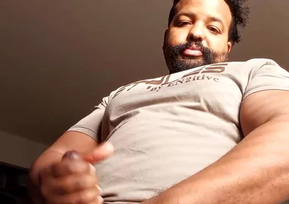 Massage Gun Jerk and Cumshot